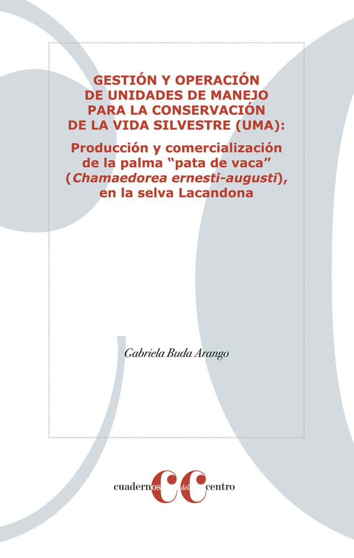 GESTIÓN Y OPERACIÓN DE UNIDADES DE MANEJO PARA LA CONSERVACIÓN DE LA VIDA SILVESTRE (UMA): PRODUCCIÓN Y COMERCIALIZACIÓN DE LA PALMA PATA DE VACA (CHAMAEDOREA ERNESTI-AUGUSTI), EN LA SELVA LACANDONA