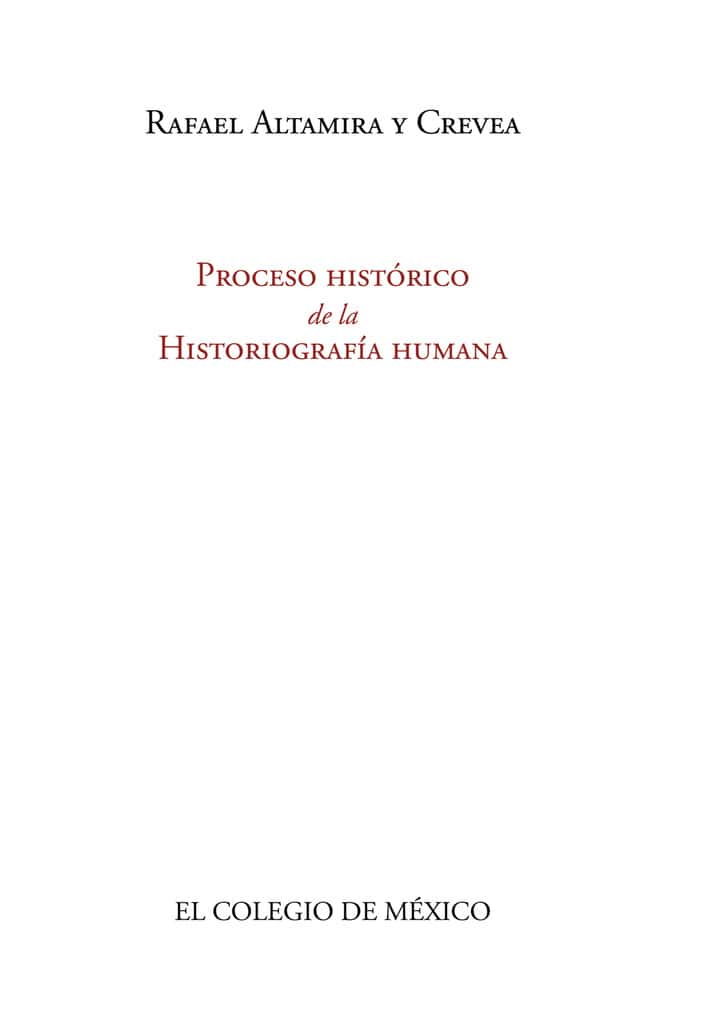 Proceso histórico de la Historiografía humana