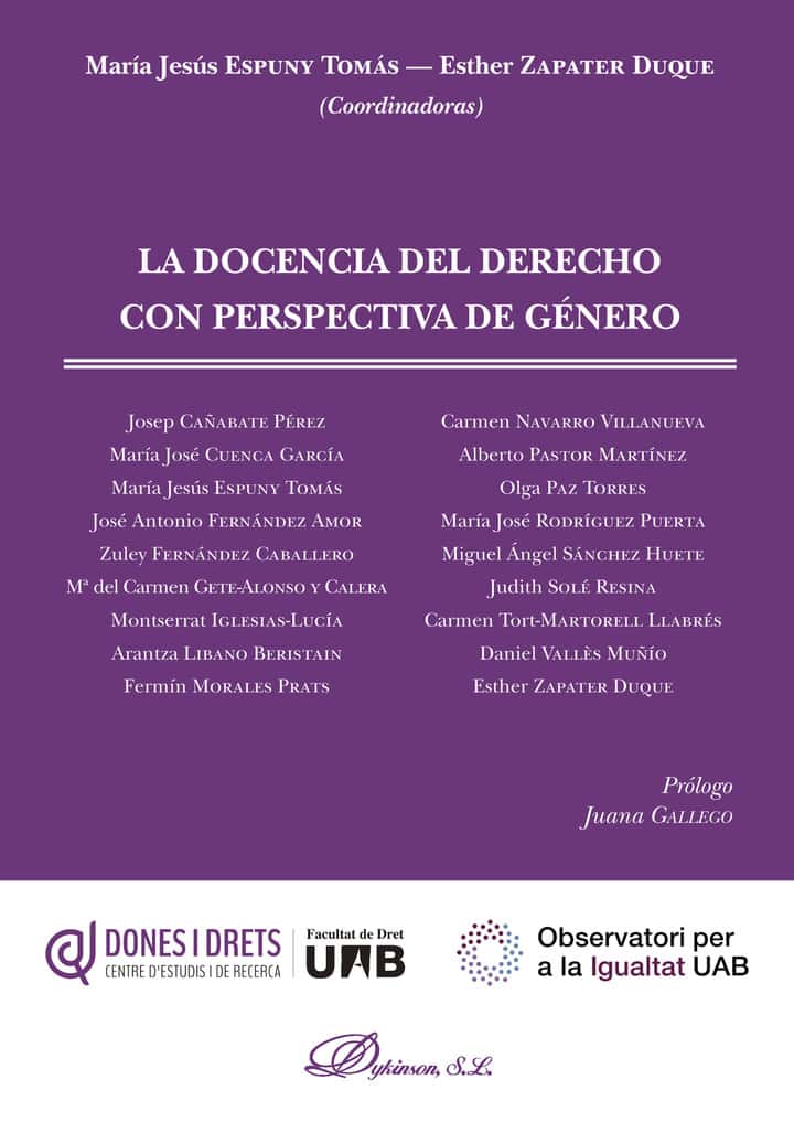 La docencia del derecho con perspectiva de género.
