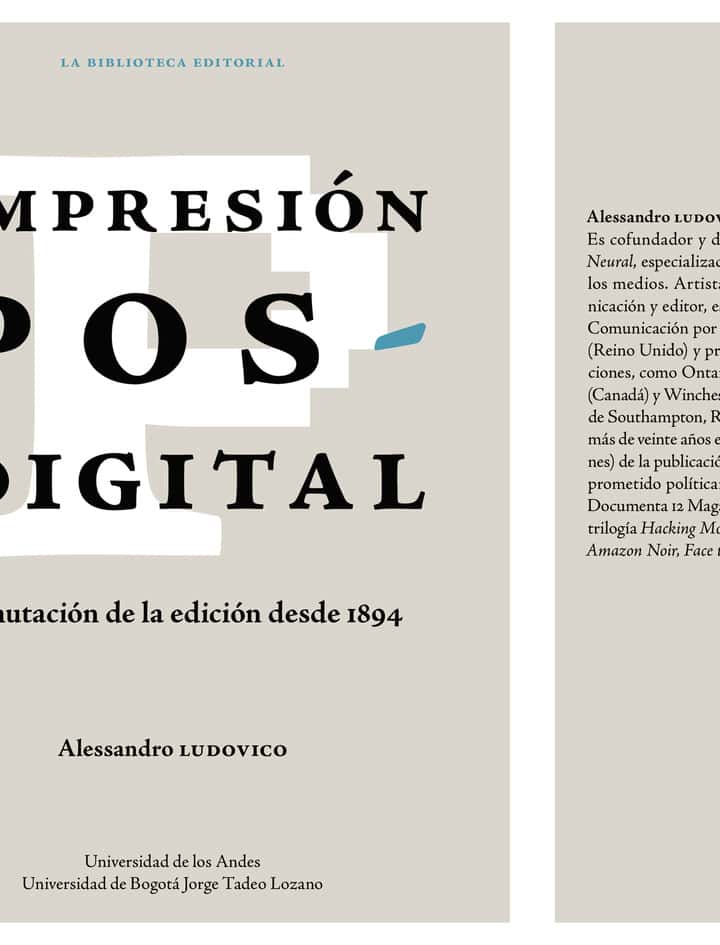 Impresión posdigital: La mutación de la edición desde 1894