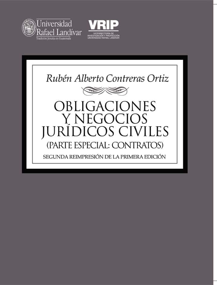 Obligaciones y negocios jurídicos civiles (Parte especial: contratos)segunda reimpresión de laprimera edición