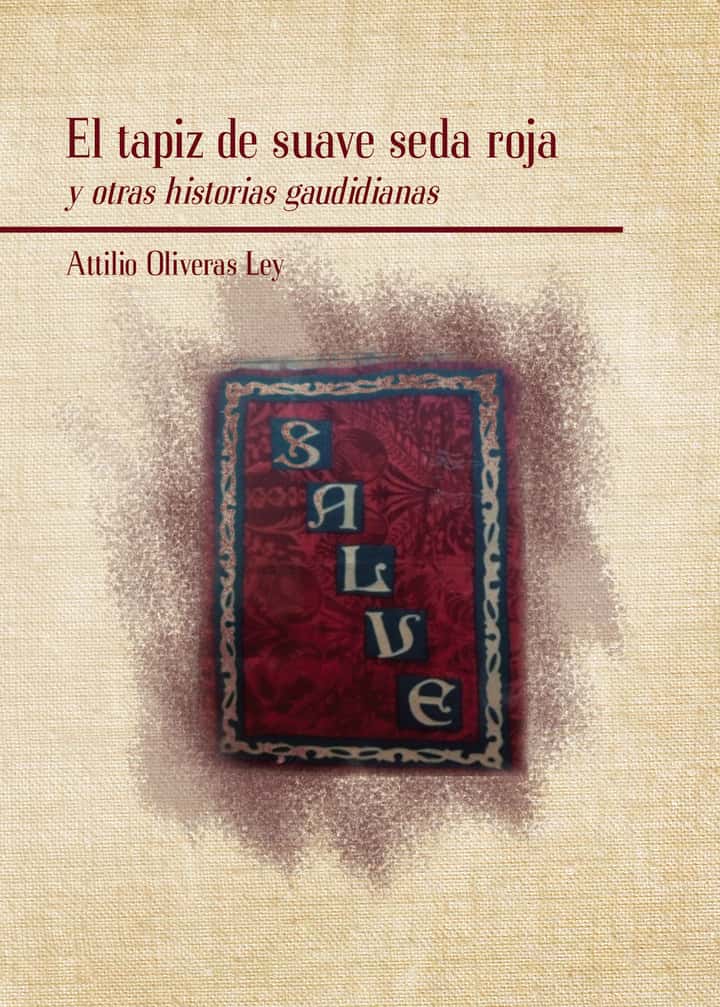 El tapiz de suave seda roja
