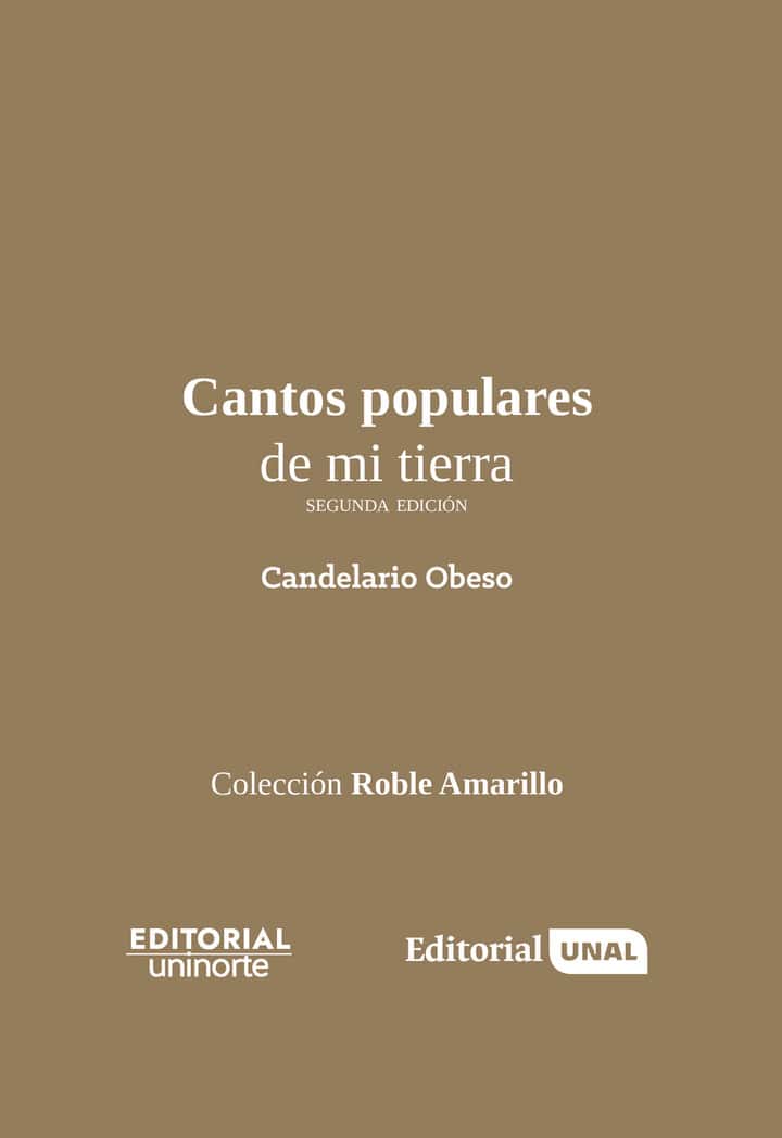 Cantos populares de mi tierra. Segunda edición