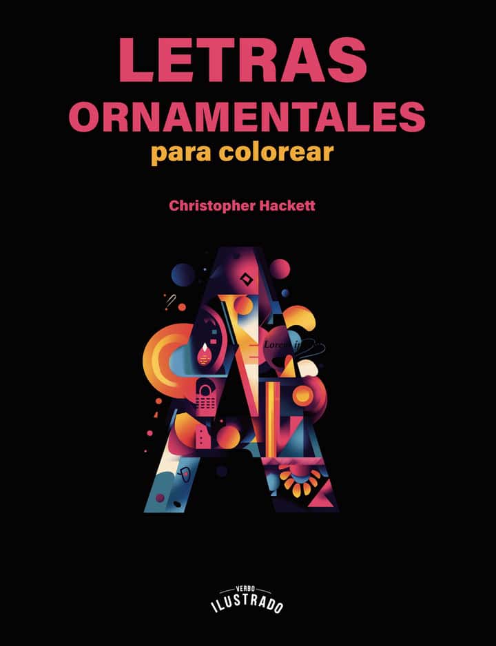 Letras ornamentales para colorear