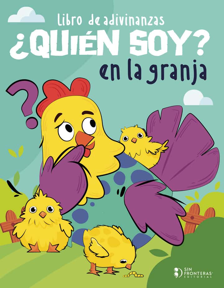 Libro de adivinanzas ¿quién soy? en la granja