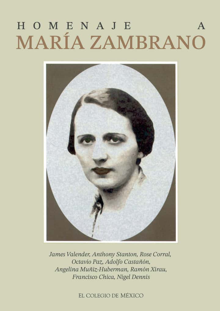 Homenaje a María Zambrano: estudios y correspondencia