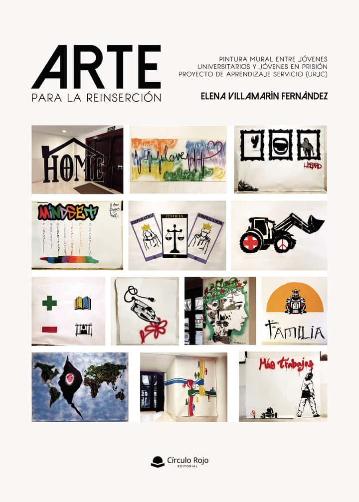Arte para la reinserción. Pintura mural entre jóvenes universitarios y jóvenes en prisión. Proyecto de Aprendizaje Servicio (URJC).