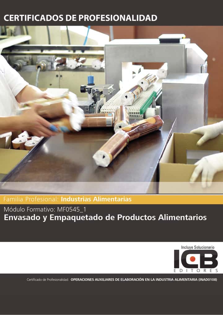 MF0545_1: Envasado y Empaquetado de Productos Alimentarios