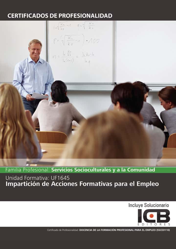 UF1645: Impartición de Acciones Formativas para el Empleo