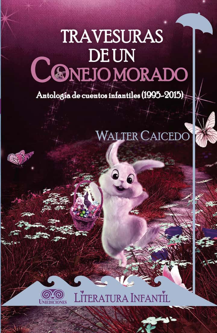 Travesuras de un conejo morado