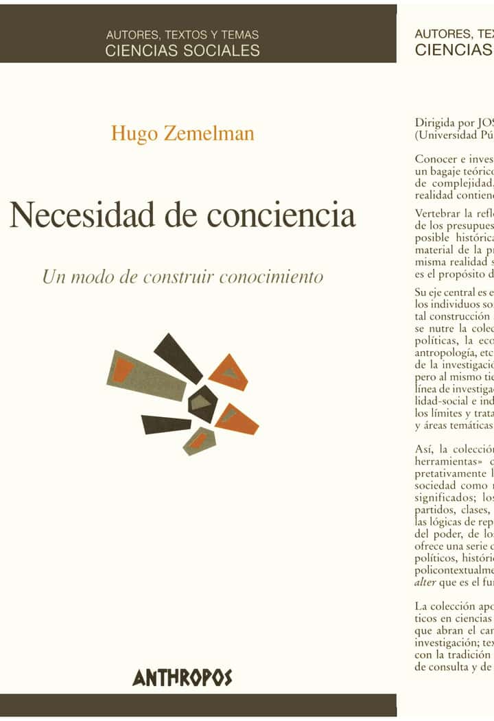 Necesidad de conciencia: un modo de construir conocimiento