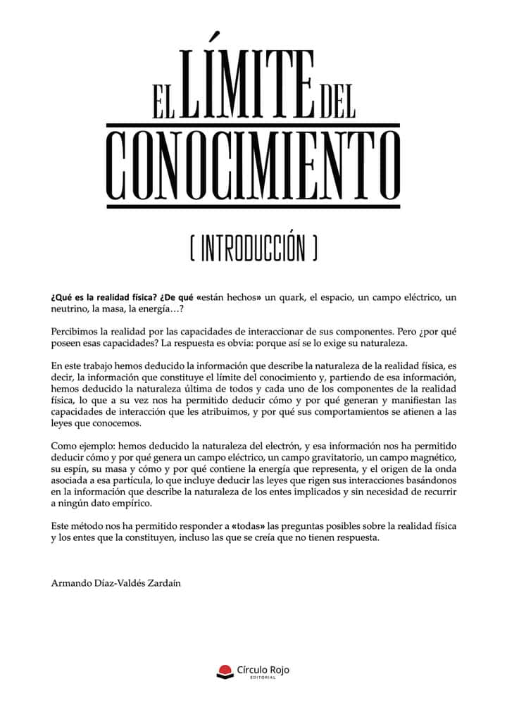 EL LIMITE DEL CONOCIMIENTO (introducción)