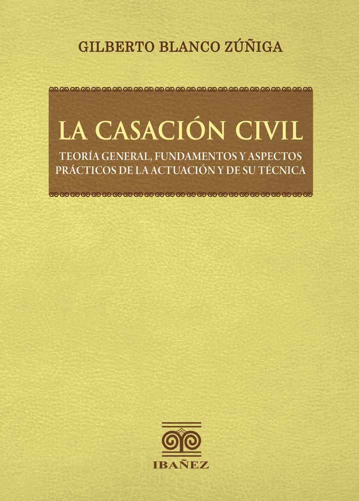 La casación civil: Teoría general, fundamentos y aspectos prácticos de la actuación y de su técnica
