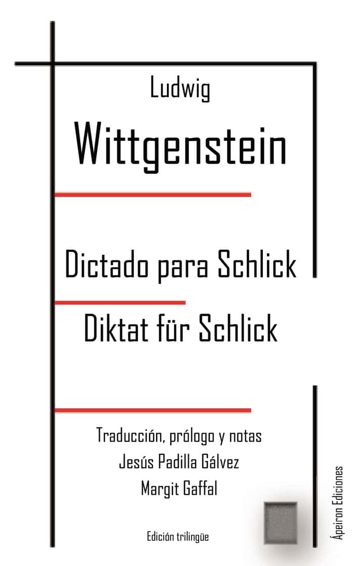 Dictado para Schlick. Diktat für Schlick