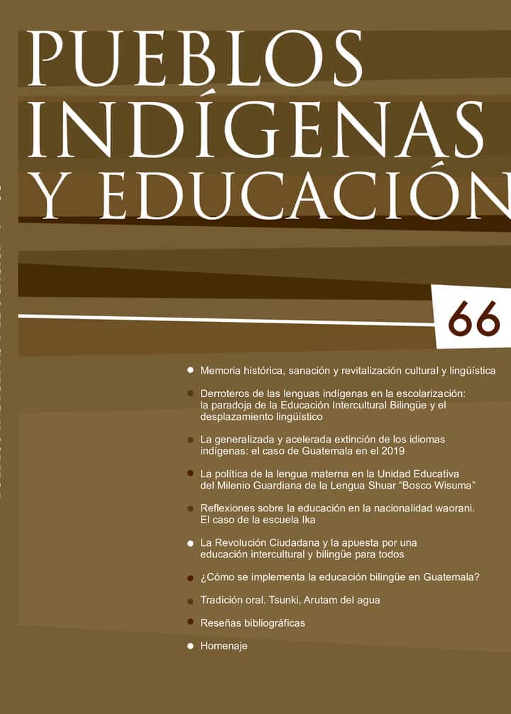 Pueblos indígenas y educación No. 66