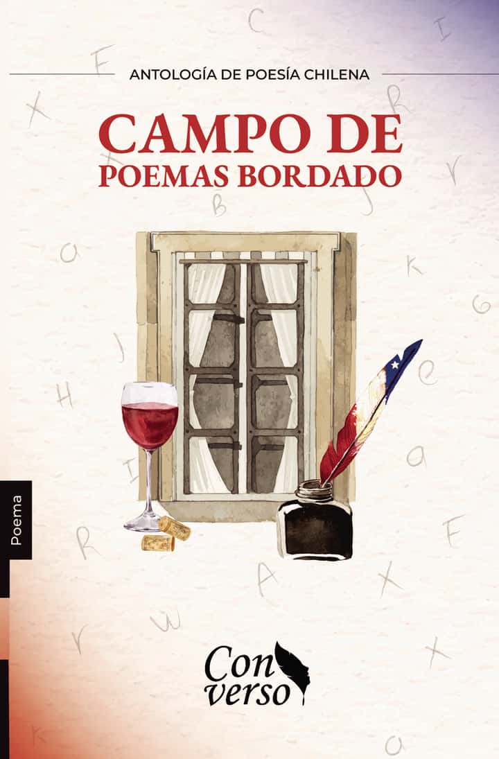 Campo de poemas bordado