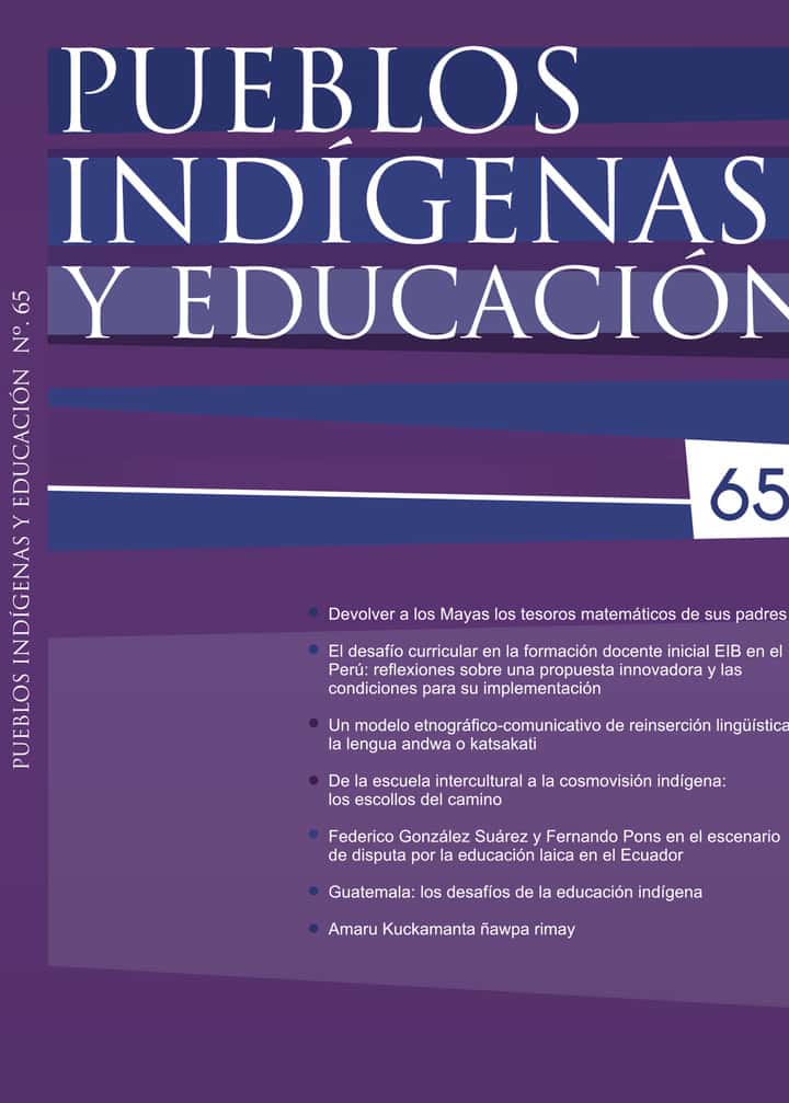 Pueblos indígenas y educación No. 65