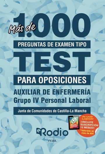 Auxiliar de Enfermería. Grupo IV. Personal Laboral. Junta de Comunidades de Castilla-La Mancha