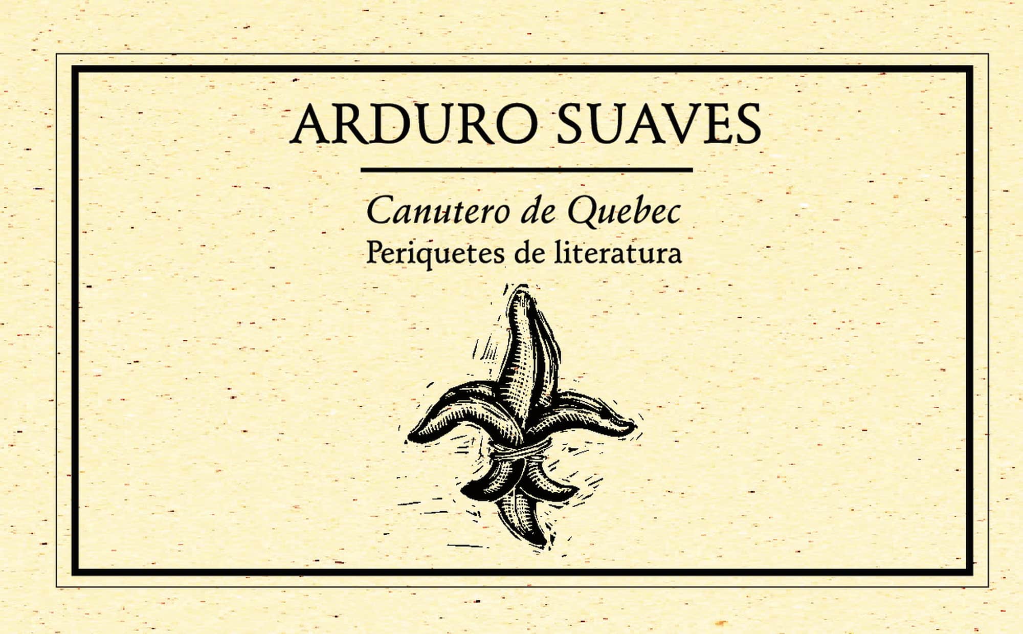 Canutero de Quebec. Periquetes de literatura 2003