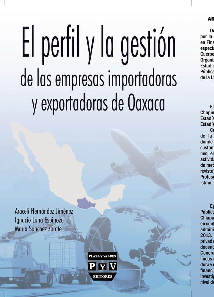 El perfil y la gestión de las empresas importadoras y exportadoras de Oaxaca