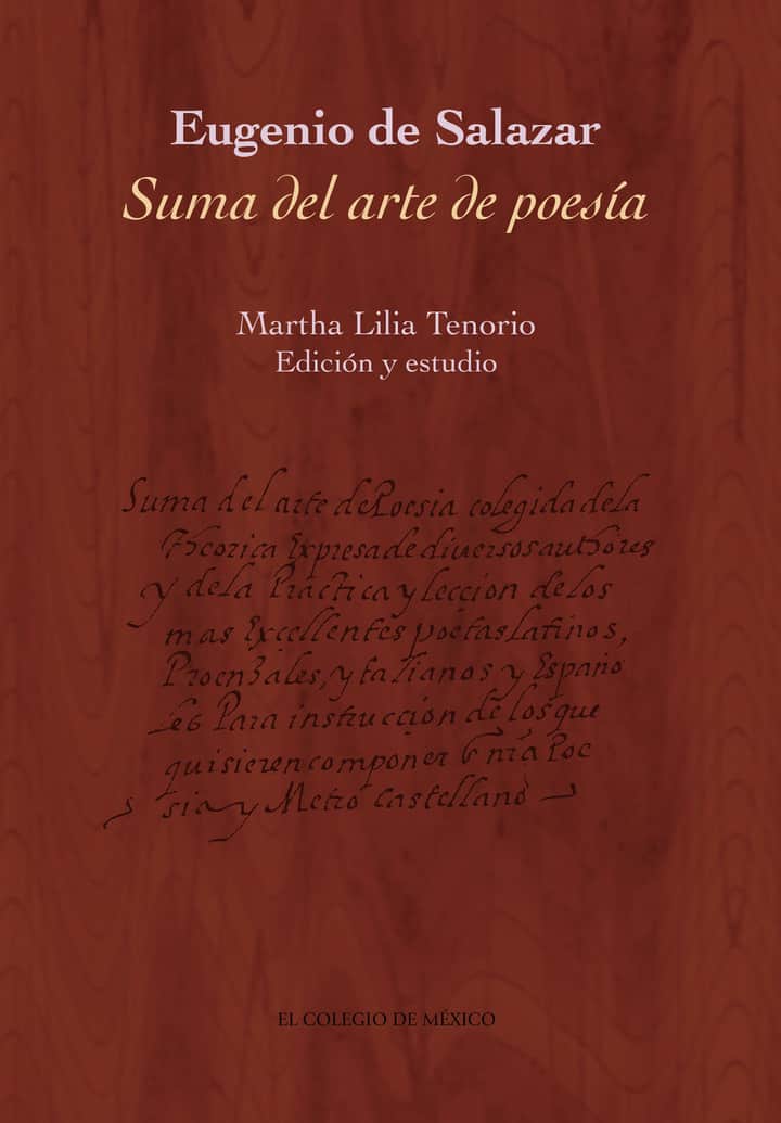 Eugenio de Salazar.: Suma del arte de poesía