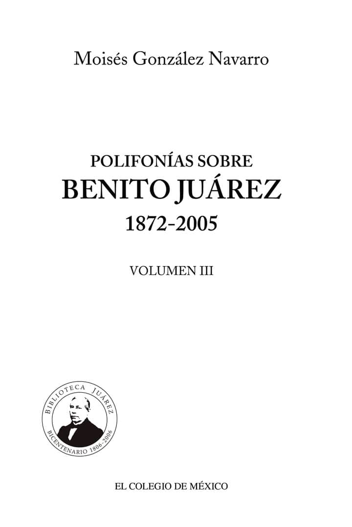 Polifonías sobre Benito Juárez 1872-2005