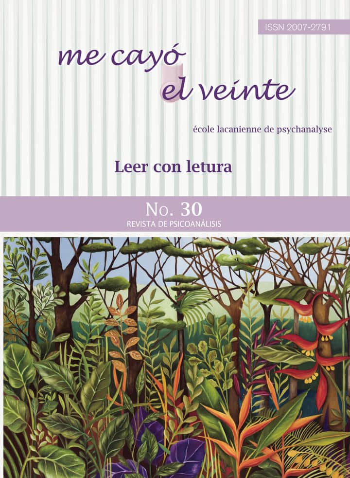 Me cayó el veinte. Revista de psicoanálisis no. 30
