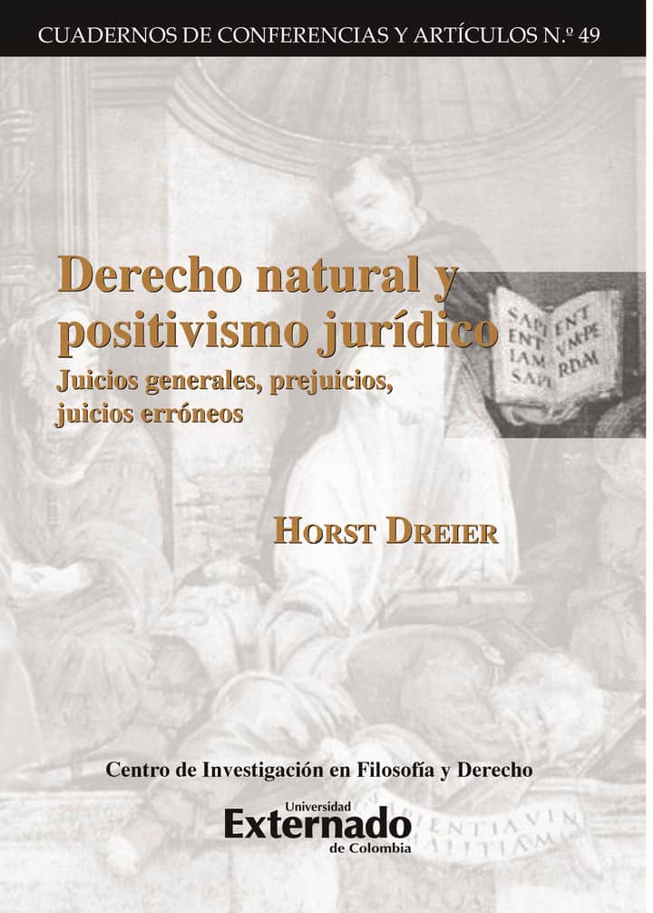 Derecho natural y positivismo jurídico juicios generales, prejuicios, juicios erróneos