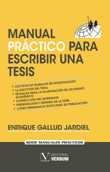 Manual práctico para escribir una tesis