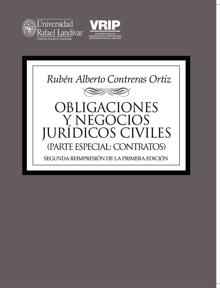 Obligaciones y negocios jurídicos civiles (Parte especial: contratos)segunda reimpresión de laprimera edición