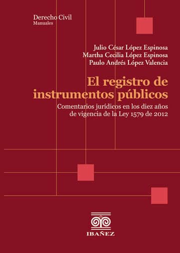 El registro de instrumentos públicos