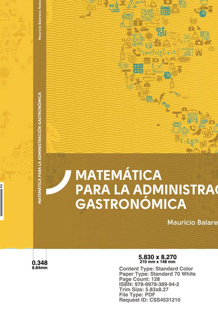 Matemática para la administración gastronómica