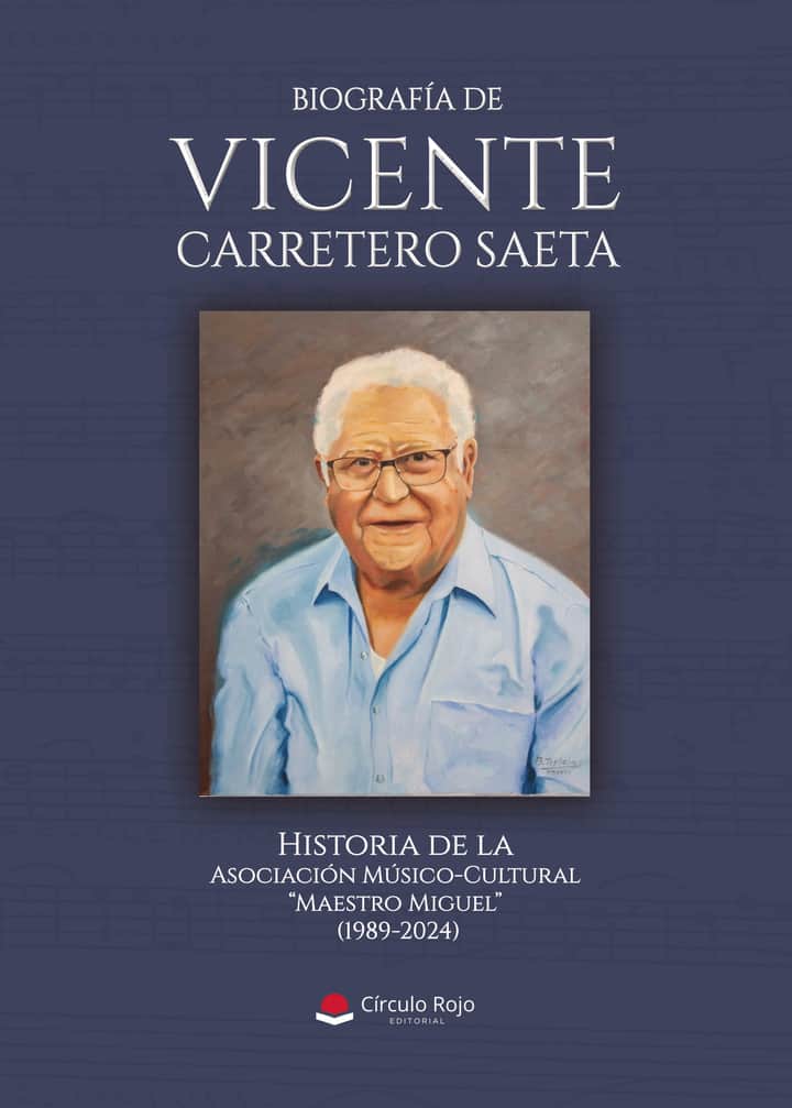 Biografía de Vicente Carretero Saeta. Historia de la Asociación Músico-Cultural “Maestro Miguel” (1989-2024)