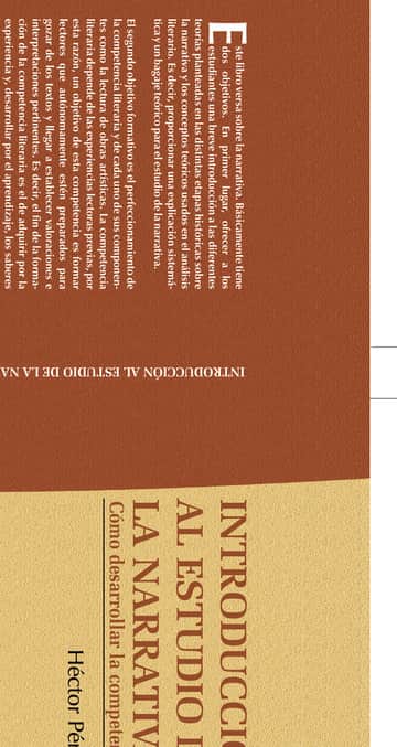 Introducción al estudio de la narrativa