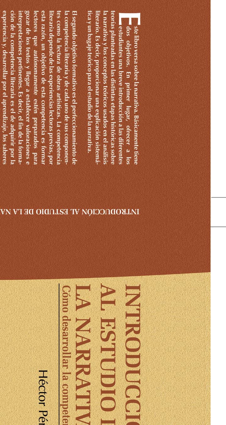 Introducción al estudio de la narrativa
