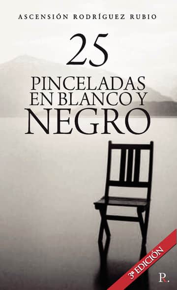 25 pinceladas en blanco y negro