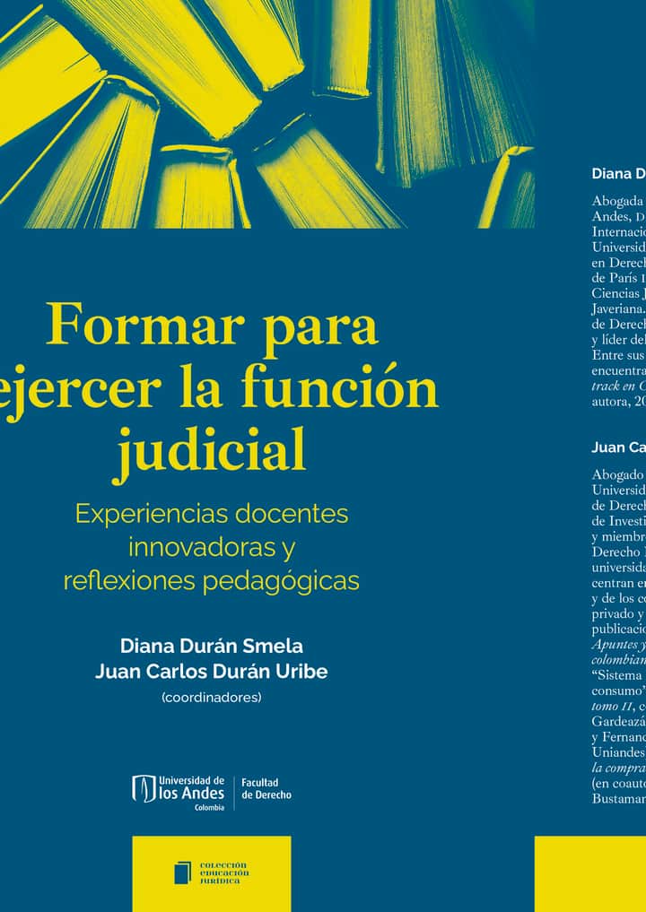 Formar para ejercer la función judicial: Experiencias docentes innovadoras y reflexiones pedagógicas