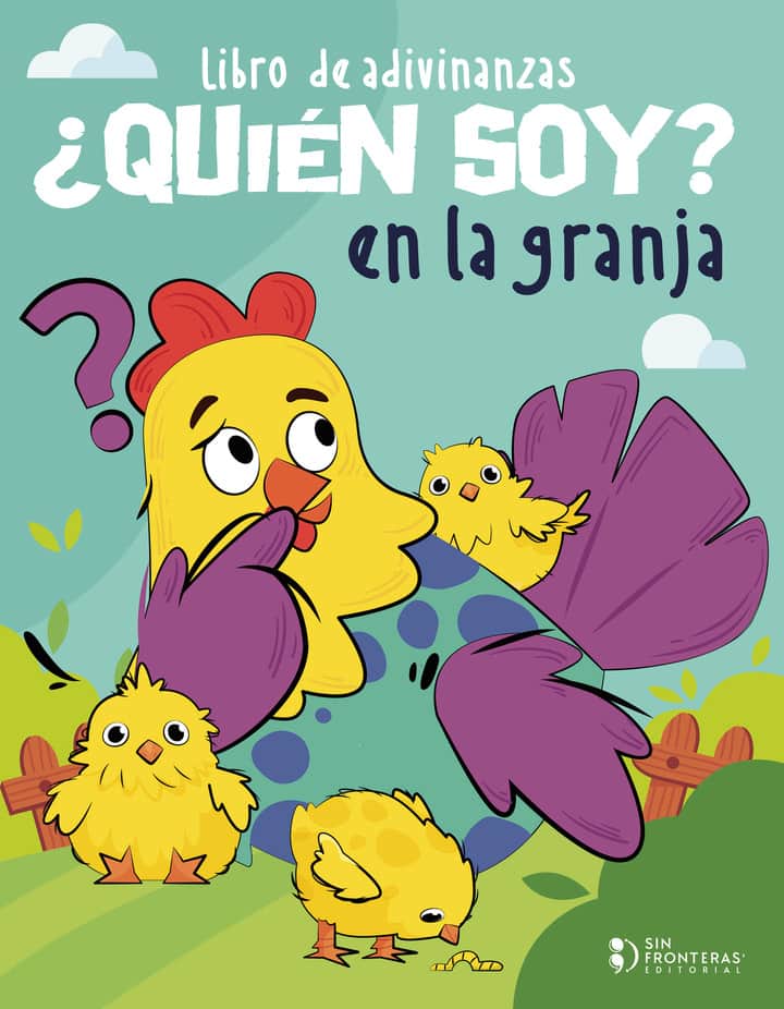 Libro de adivinanzas ¿quién soy? en la granja
