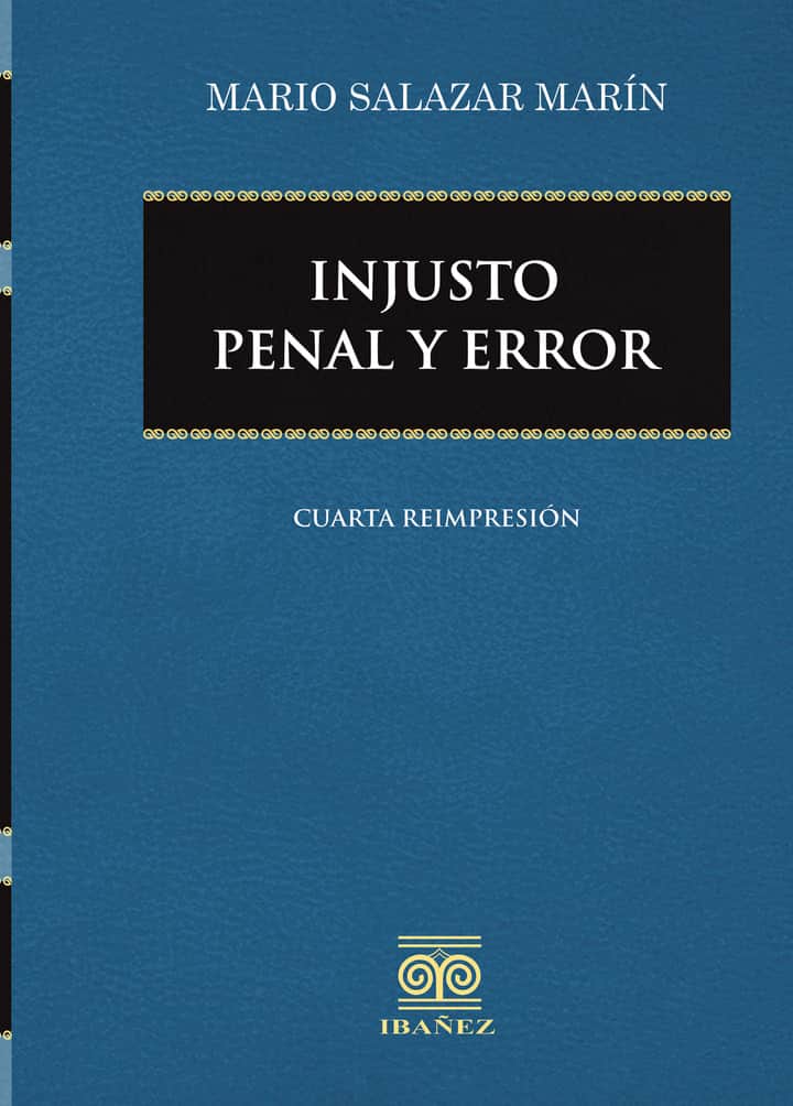 Injusto penal y error