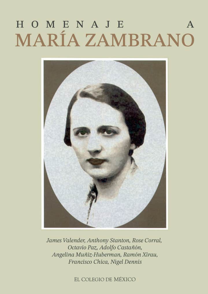 Homenaje a María Zambrano: estudios y correspondencia