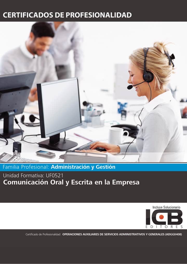 UF0521: Comunicación Oral y Escrita en la Empresa