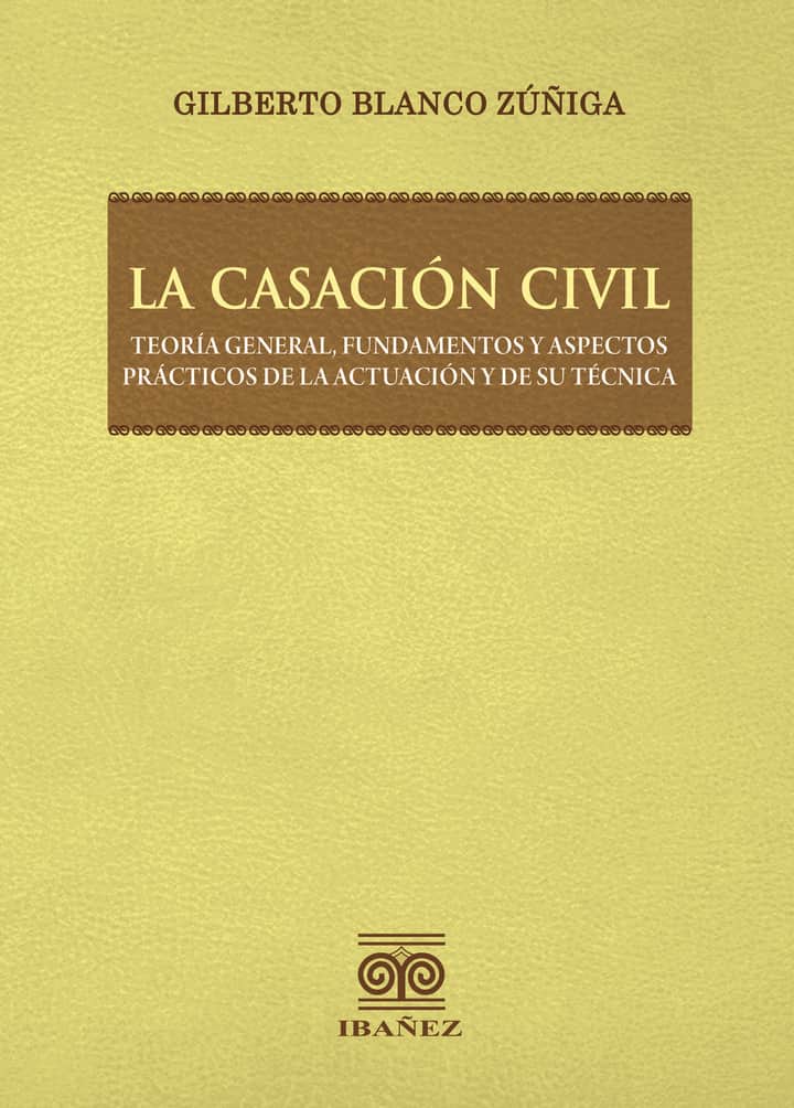 La casación civil: Teoría general, fundamentos y aspectos prácticos de la actuación y de su técnica
