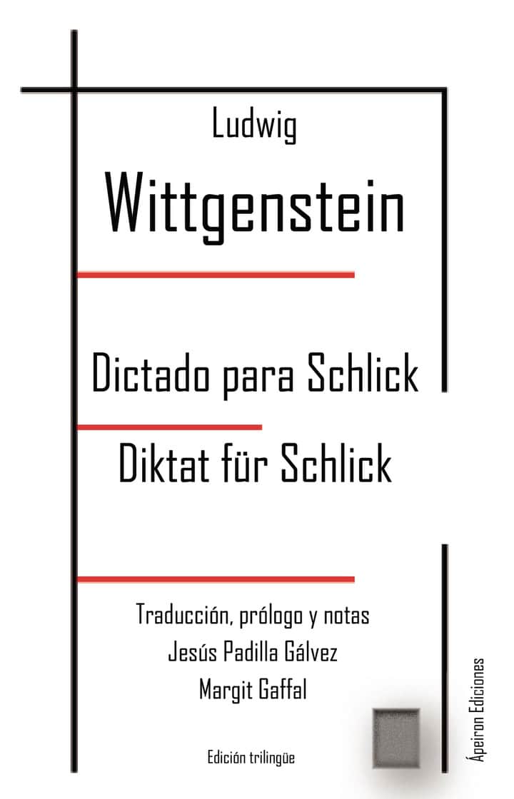 Dictado para Schlick. Diktat für Schlick
