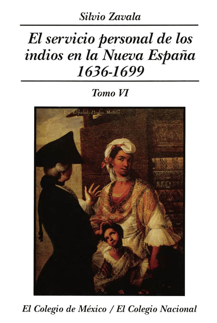 El servicio personal de los indios en la Nueva España 1636-1699 TOMO VI