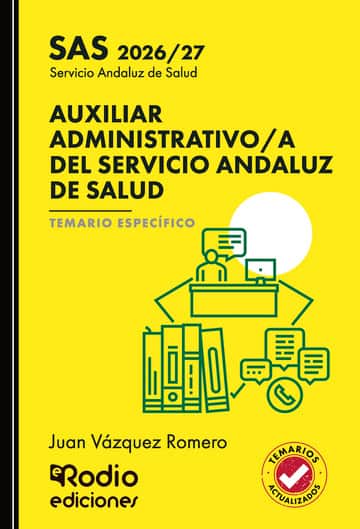 Auxiliar Administrativo/a del Servicio Andaluz de Salud. SAS 2026/27. Temario Específico.
