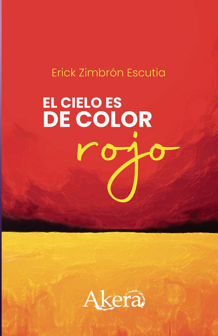 El cielo es de color rojo