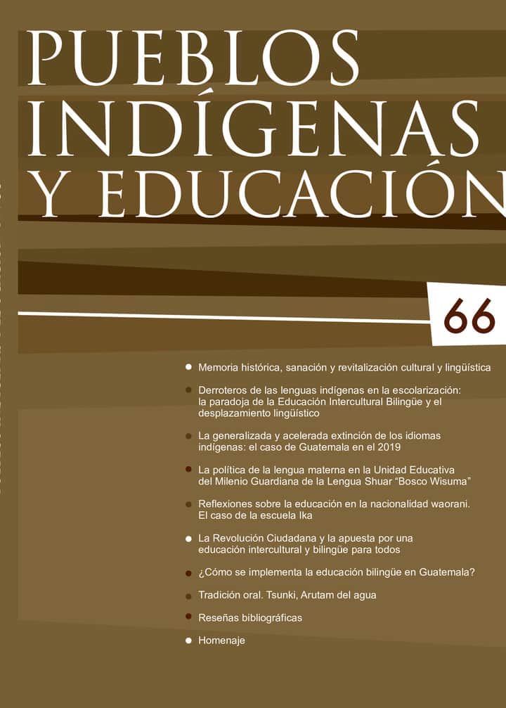 Pueblos indígenas y educación No. 66