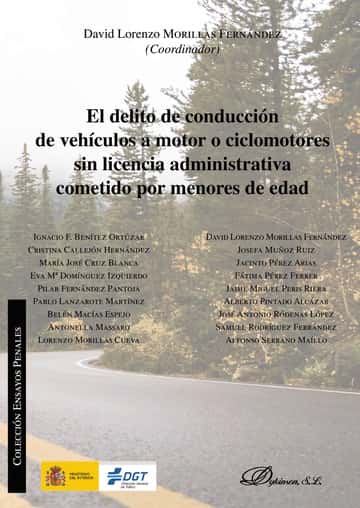El delito de conducción de vehículos a motor o ciclomotores sin licencia administrativa cometido por menores de edad.