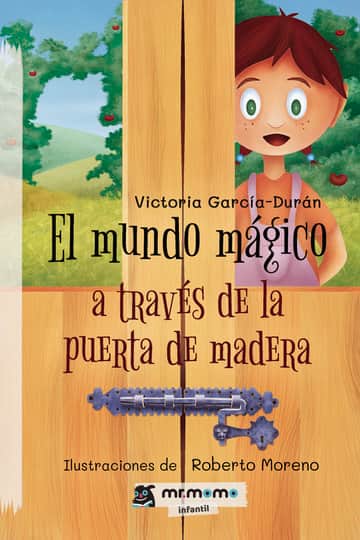 El mundo mágico a través de la puerta de madera