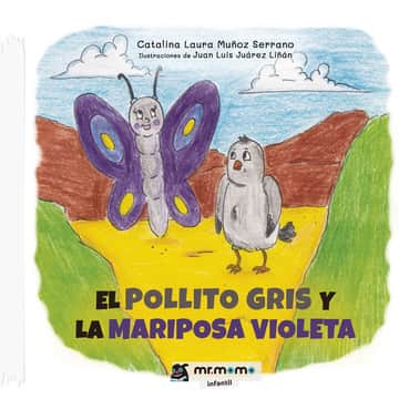 El pollito gris y la mariposa Violeta